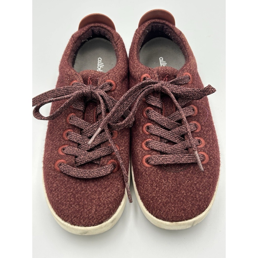 ALLBIRDS WOOL PIPER HAZY BURGUNDY SHOES LACE UP SNEAKER WOMENS Size 7
